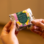 Galletita de limón con chocolate