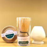 Set Matcha: Batidor de Matcha con soporte + Matcha